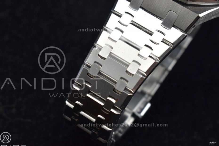 SS Textured 445 A4302 1:1 on 15500 Clone Royal Oak Blue Best Dial Edition Bracelet APSF 41mm Super SS Resilient 0719
